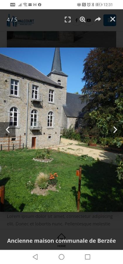 Maison D'Hote Les Notes Endormies Suite Le Refuge Walcourt Eksteriør billede